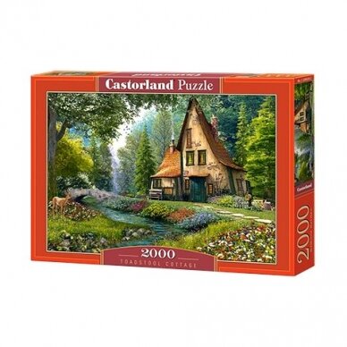 Castorland dėlionė Toadstool Cottage 2000 det.