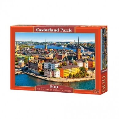 Castorland dėlionė The Old Town of Stockholm, Sweden 500 det.