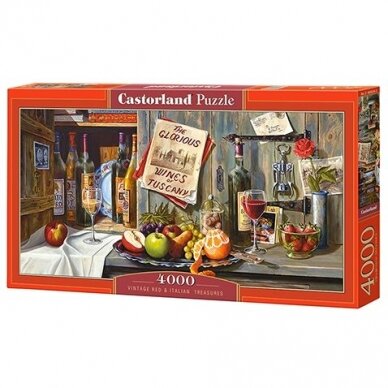 Castorland dėlionė Vintage Red & Italian Treasures 4000 det.