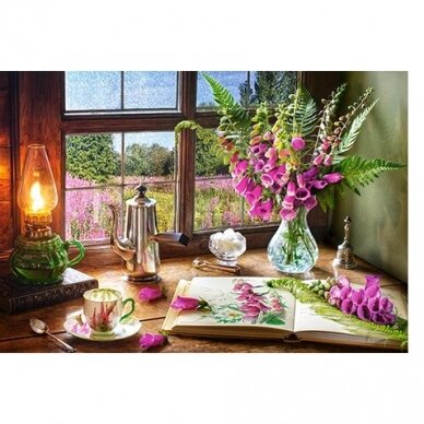 Castorland dėlionė Still Life with Violet Snapdragons 1000 det. 1 Castorland dėlionė Still Life with Violet Snapdragons 1000 det. 1