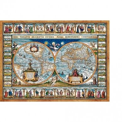 Castorland dėlionė Map of the world 2000 det. 1 Castorland dėlionė Map of the world 2000 det. 1