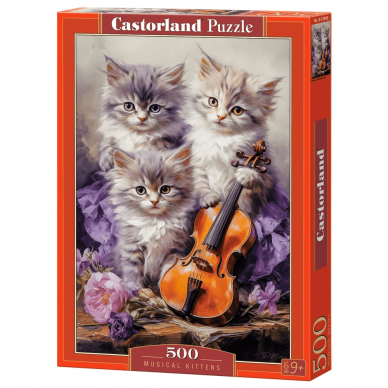 Castorland dėlionė Musical Kittens 500 det Castorland dėlionė Musical Kittens 500 det