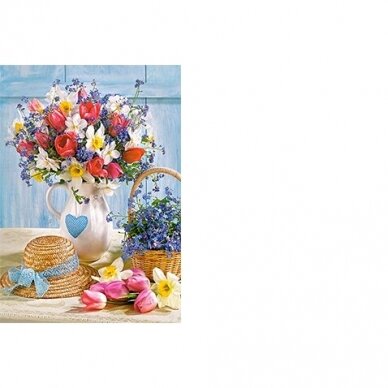 Castorland dėlionė  Spring in Flower Pot 500 det 1
