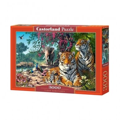 Castorland dėlionė Tiger Sanctuary  3000 det.
