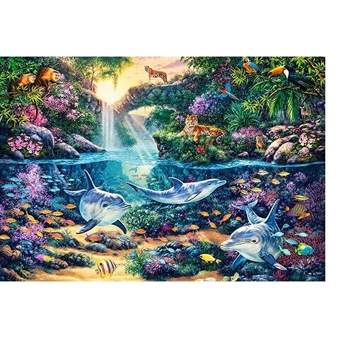 Castorland dėlionė Jungle Paradise 1500 det. 1 Castorland dėlionė Jungle Paradise 1500 det. 1