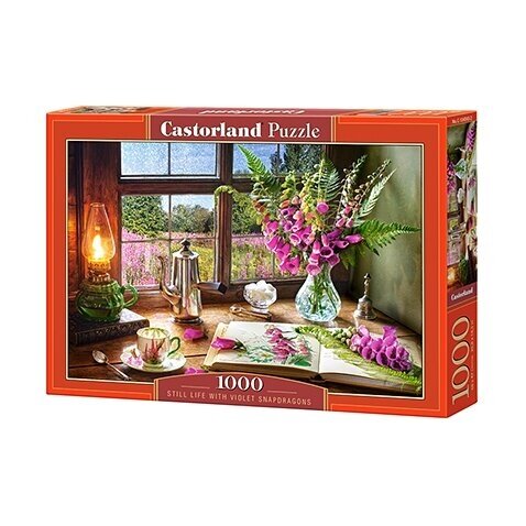 Castorland dėlionė Still Life with Violet Snapdragons 1000 det. Castorland dėlionė Still Life with Violet Snapdragons 1000 det.
