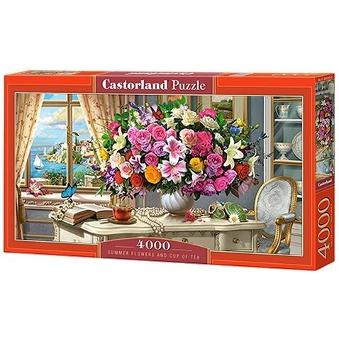 Castorland dėlionė Summer Flowers And Cup Of Tea 4000 Det Castorland dėlionė Summer Flowers And Cup Of Tea 4000 Det