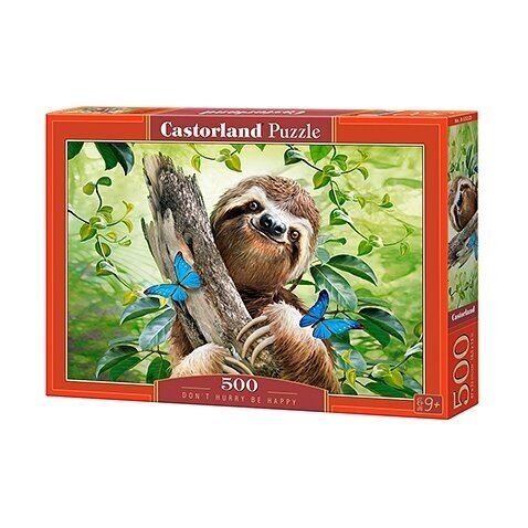 Castorland dėlionė Don't Hurry Be Happy 500 det tinginys Castorland dėlionė Don't Hurry Be Happy 500 det tinginys