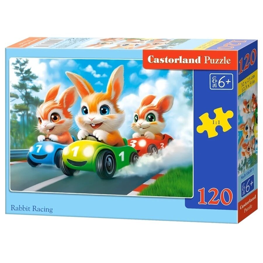 Castorland dėlionė Rabbit Racing 120 det