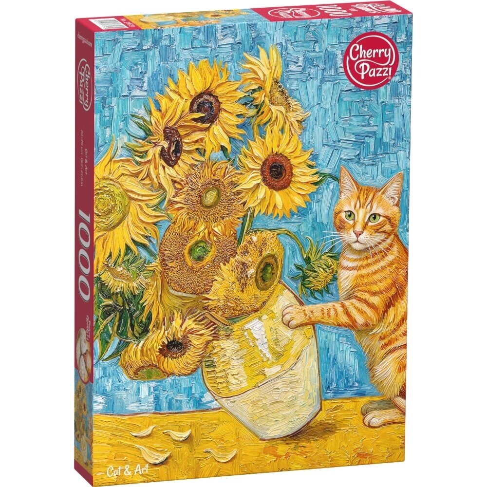 CherryPazzi dėlionė Cat & Art 1000 det