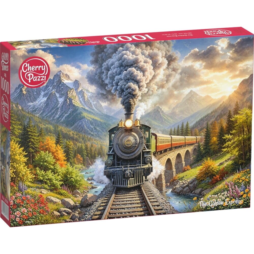 CherryPazzi dėlionė The Golden Express 1000 det CherryPazzi dėlionė The Golden Express 1000 det