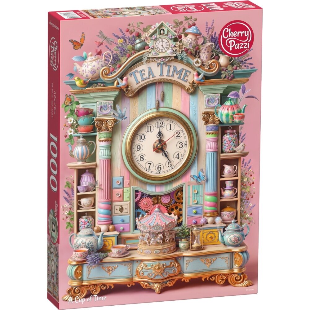 CherryPazzi dėlionė A Cup of Time 1000 det CherryPazzi dėlionė A Cup of Time 1000 det
