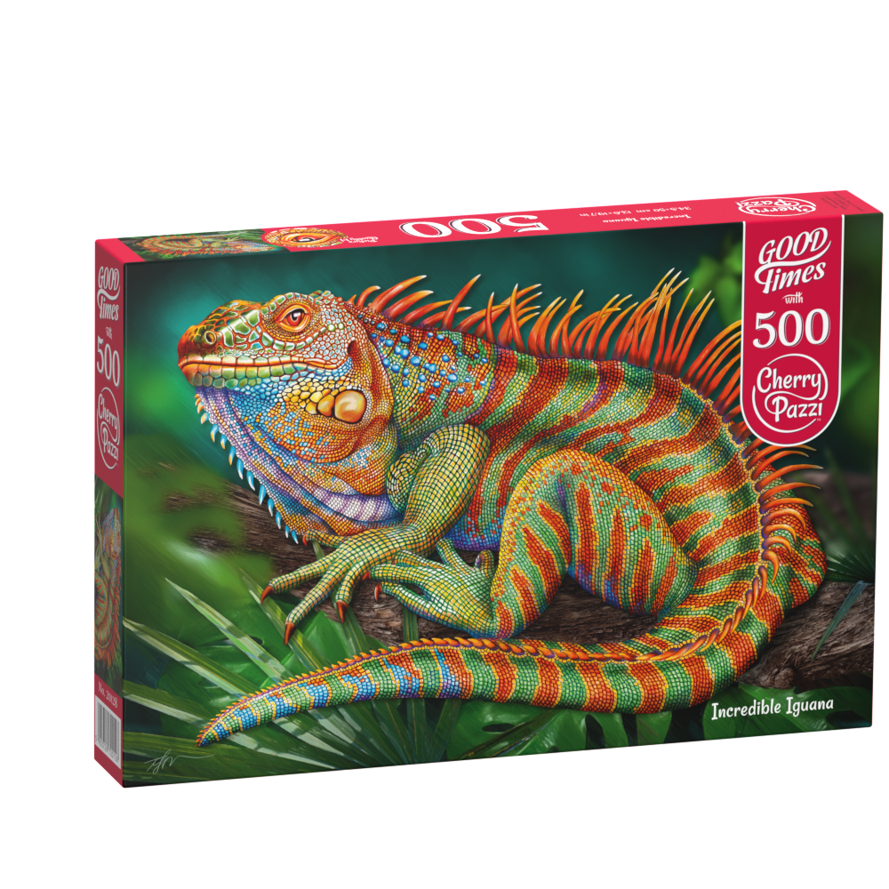 CherryPazzi dėlionė Incredible Iguana 500 det CherryPazzi dėlionė Incredible Iguana 500 det