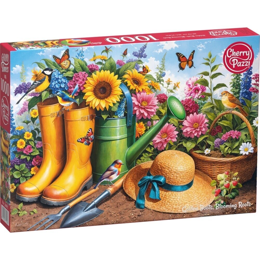 CherryPazzi dėlionė Golden Boots, Blooming Roots 1000 det CherryPazzi dėlionė Golden Boots, Blooming Roots 1000 det