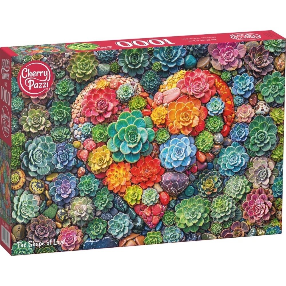 CherryPazzi dėlionė The Shape of Love 1000 det CherryPazzi dėlionė The Shape of Love 1000 det