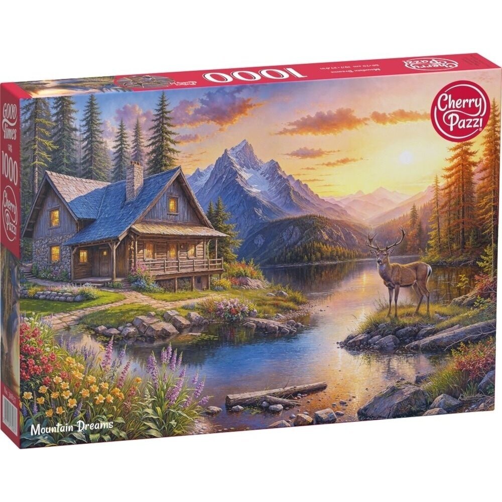 CherryPazzi dėlionė Mountain Dreams 1000 det CherryPazzi dėlionė Mountain Dreams 1000 det