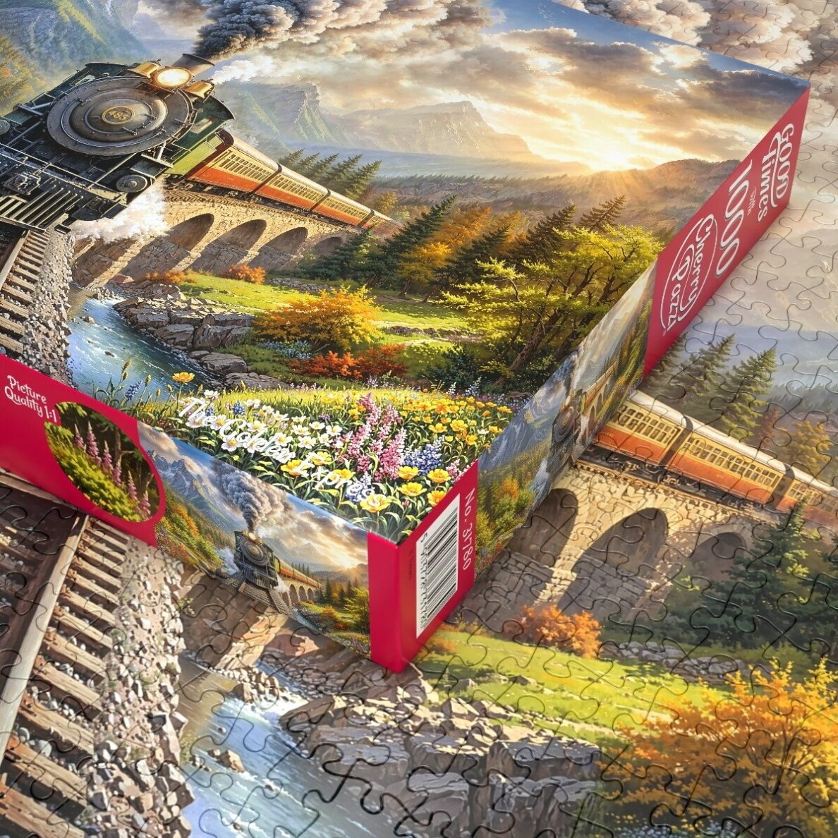 CherryPazzi dėlionė The Golden Express 1000 det 6 CherryPazzi dėlionė The Golden Express 1000 det 6