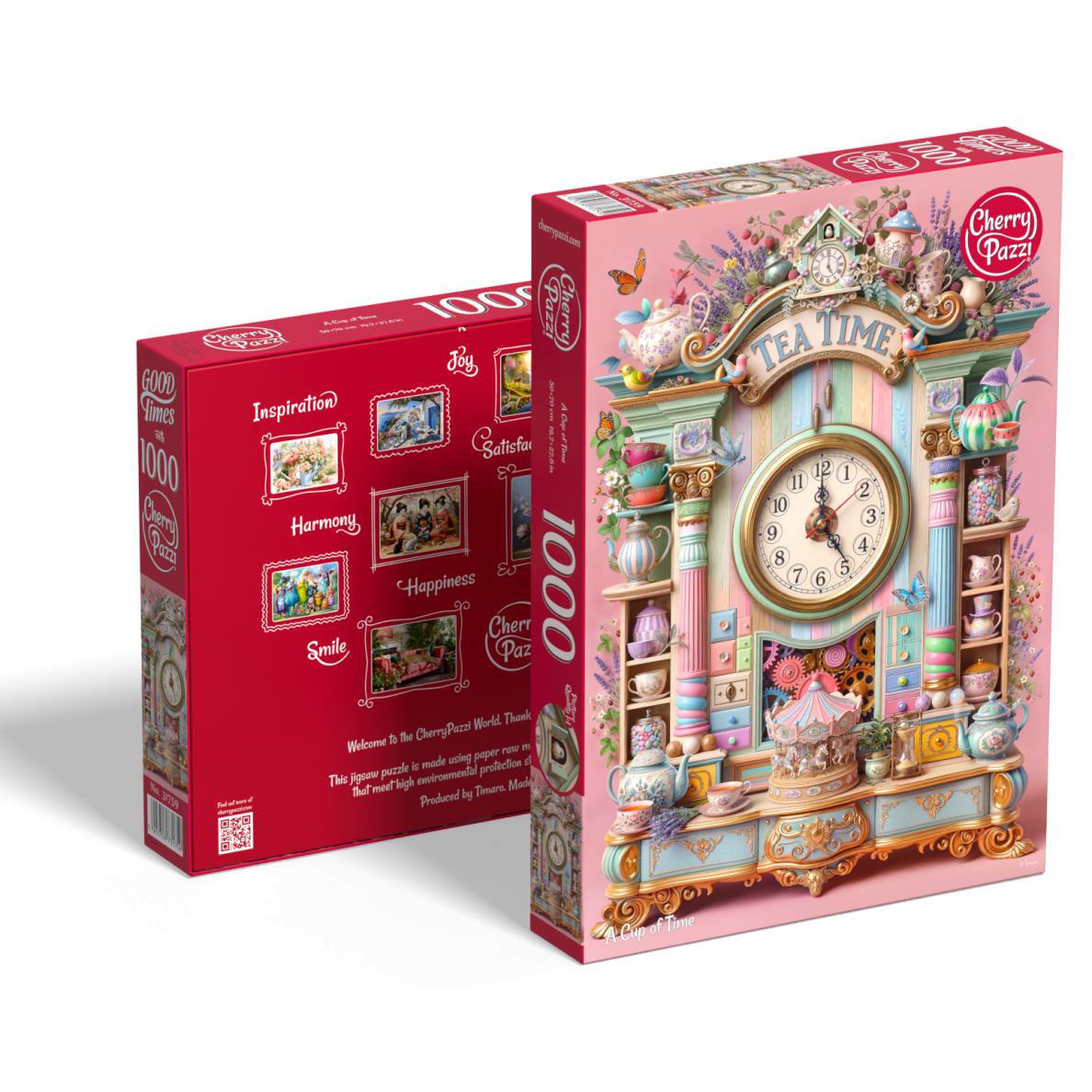 CherryPazzi dėlionė A Cup of Time 1000 det 1 CherryPazzi dėlionė A Cup of Time 1000 det 1