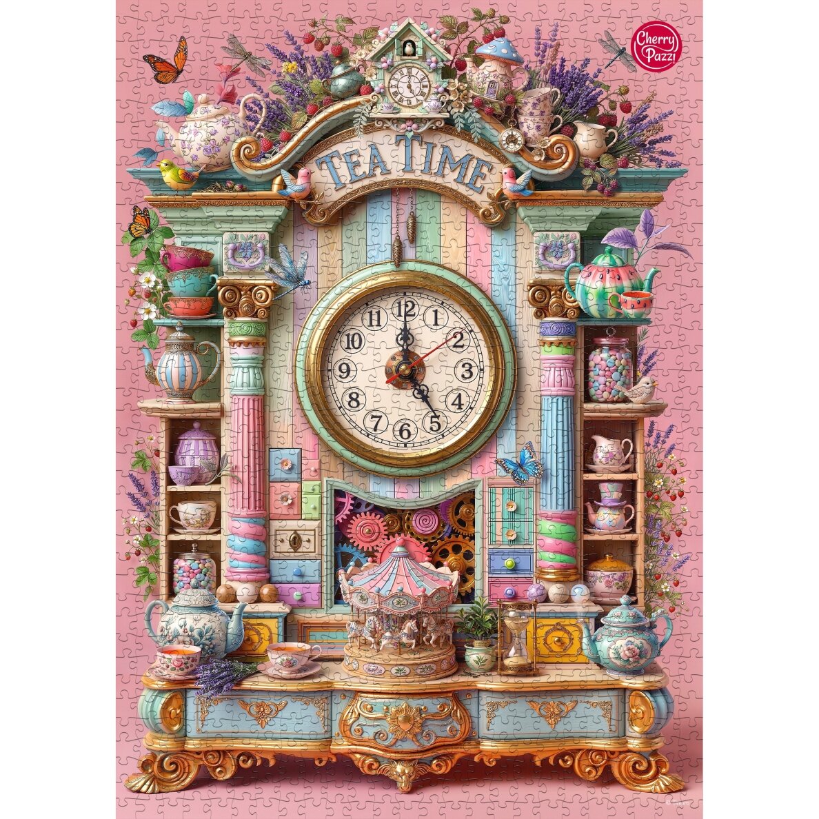 CherryPazzi dėlionė  A Cup of Time 1000 det 4