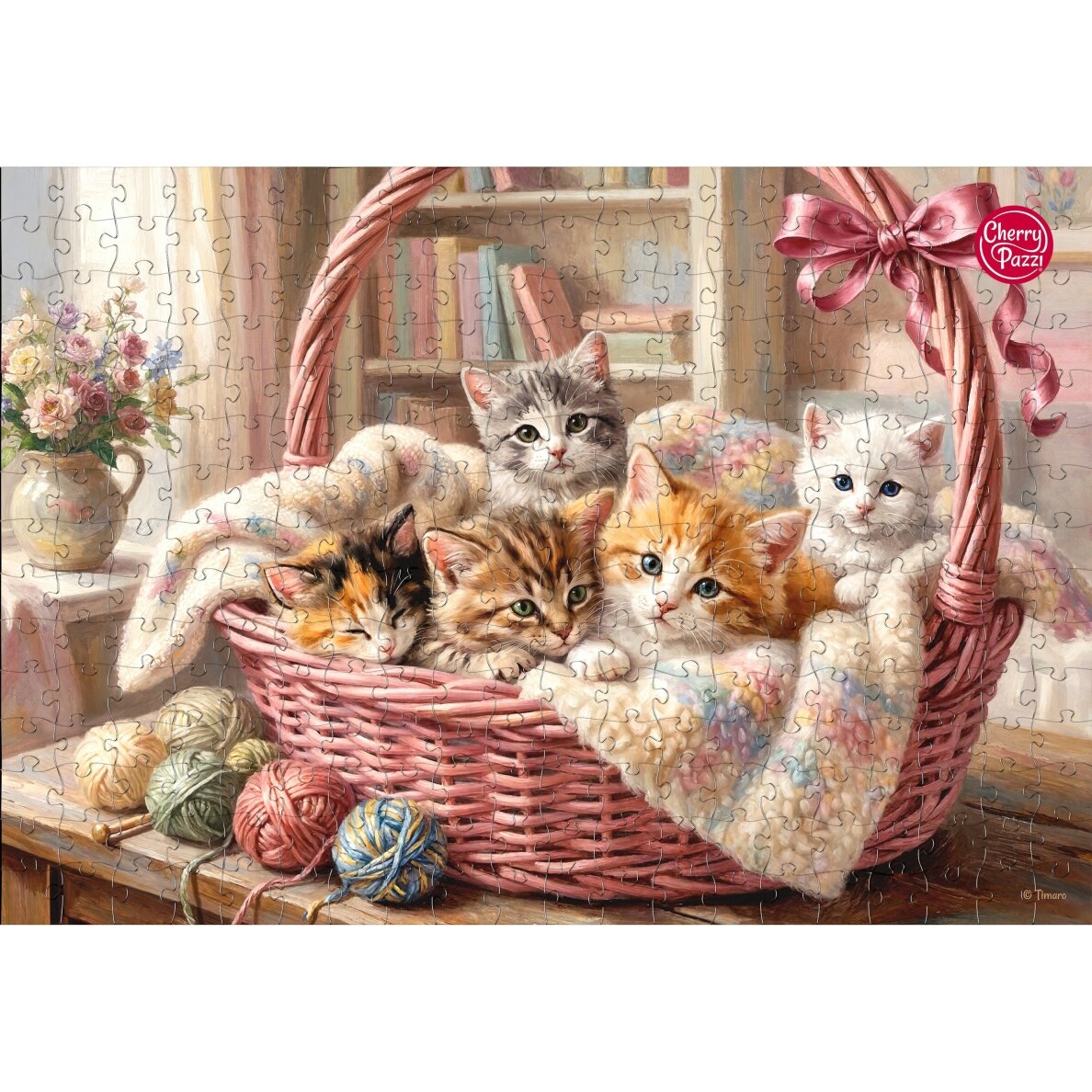 CherryPazzi dėlionė Basket Full of Love 300 det 6 CherryPazzi dėlionė Basket Full of Love 300 det 6
