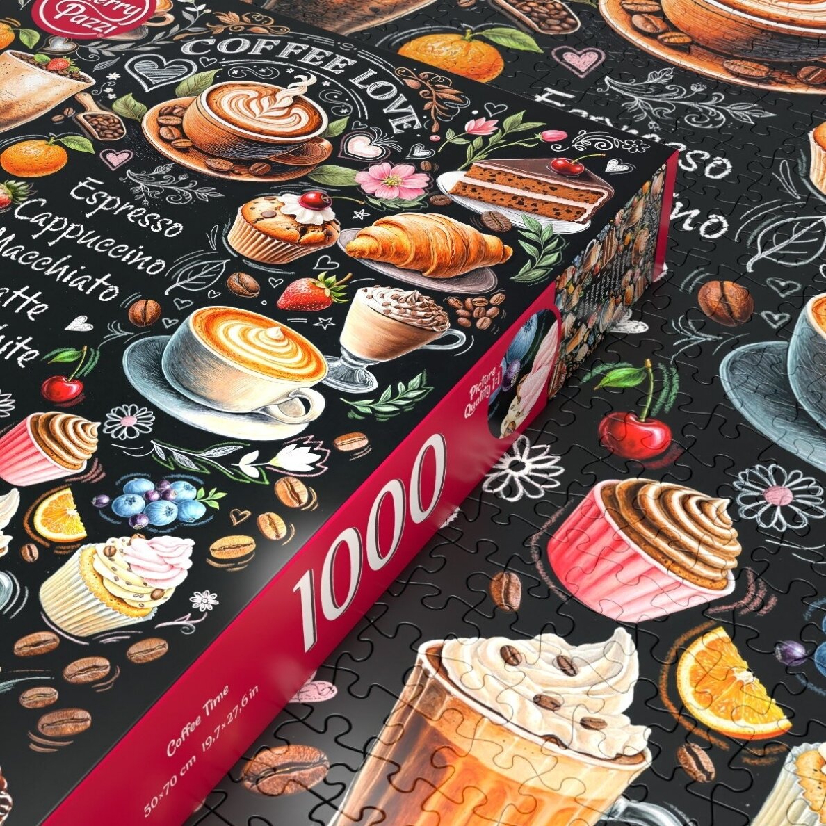 CherryPazzi dėlionė Coffee Time 1000 det 3
