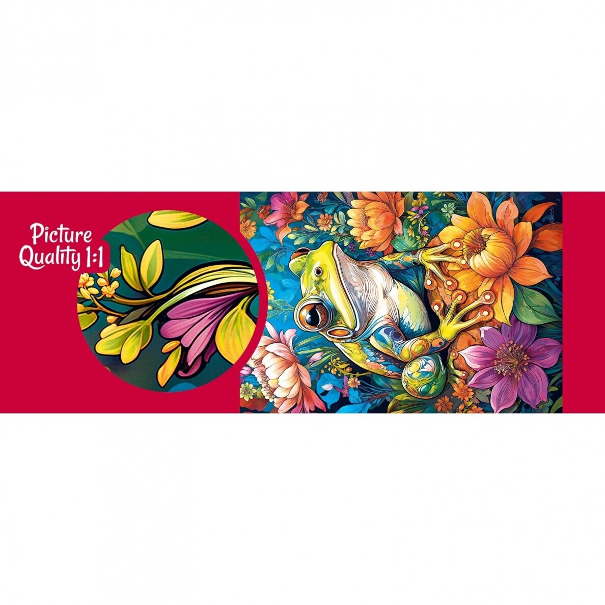 CherryPazzi dėlionė Flower Power Frog1000 det 2