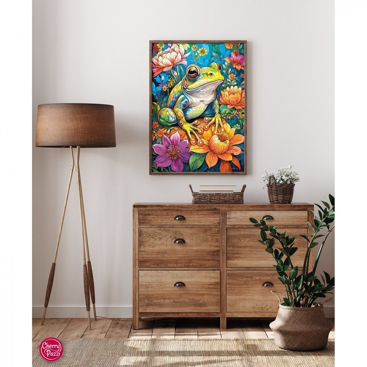 CherryPazzi dėlionė Flower Power Frog1000 det 6