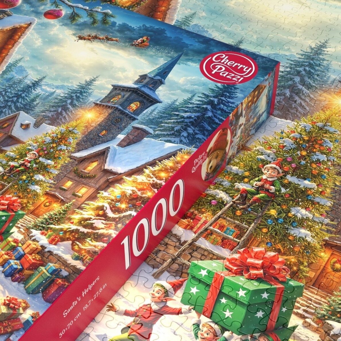 CherryPazzi dėlionė Santas Helpers 1000 det 4