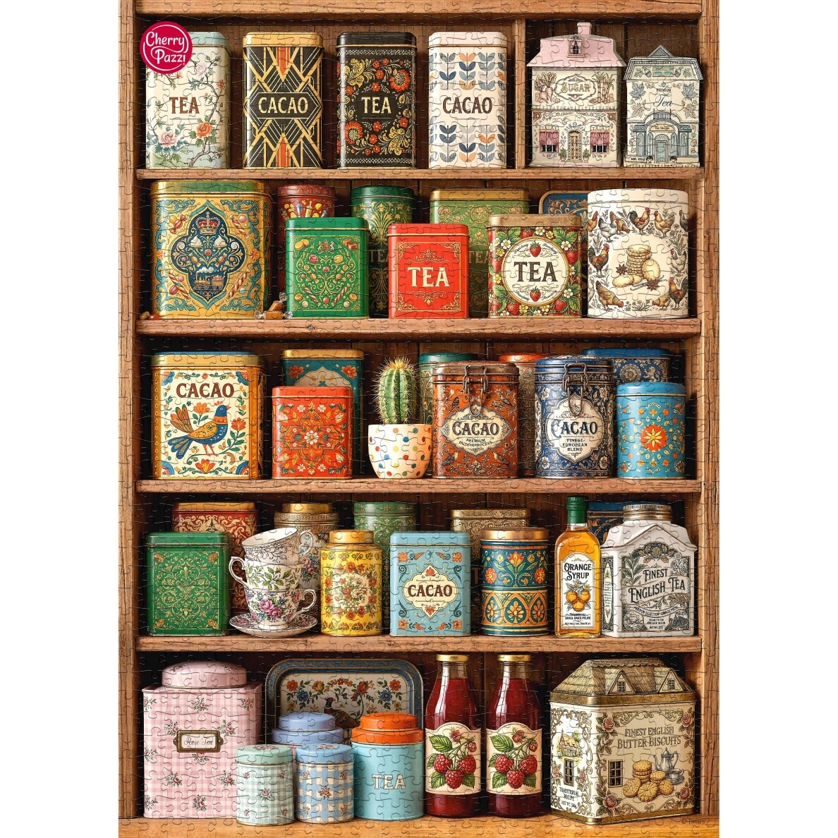 CherryPazzi dėlionė A Treasury of Tins 1000 det 5