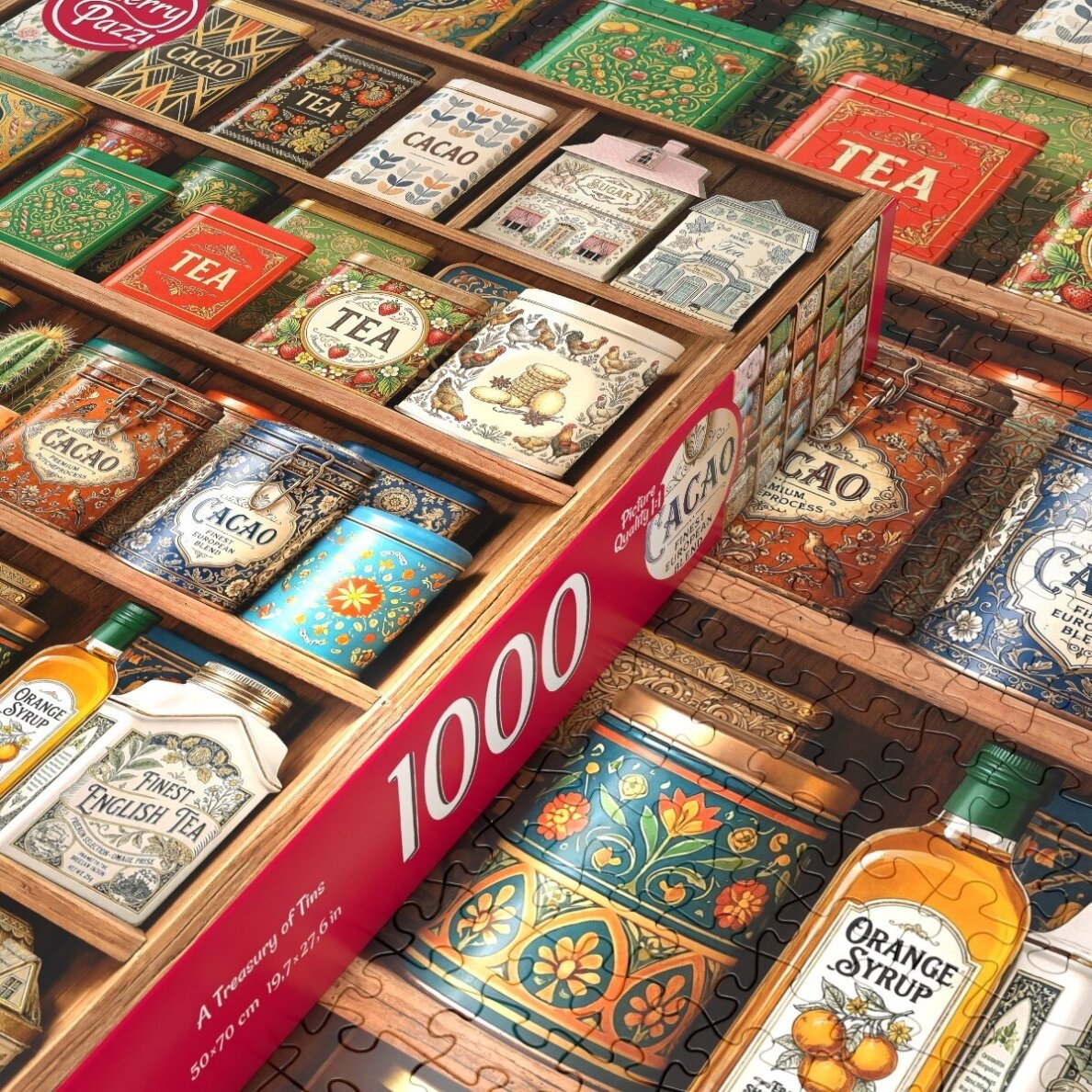 CherryPazzi dėlionė A Treasury of Tins 1000 det 6