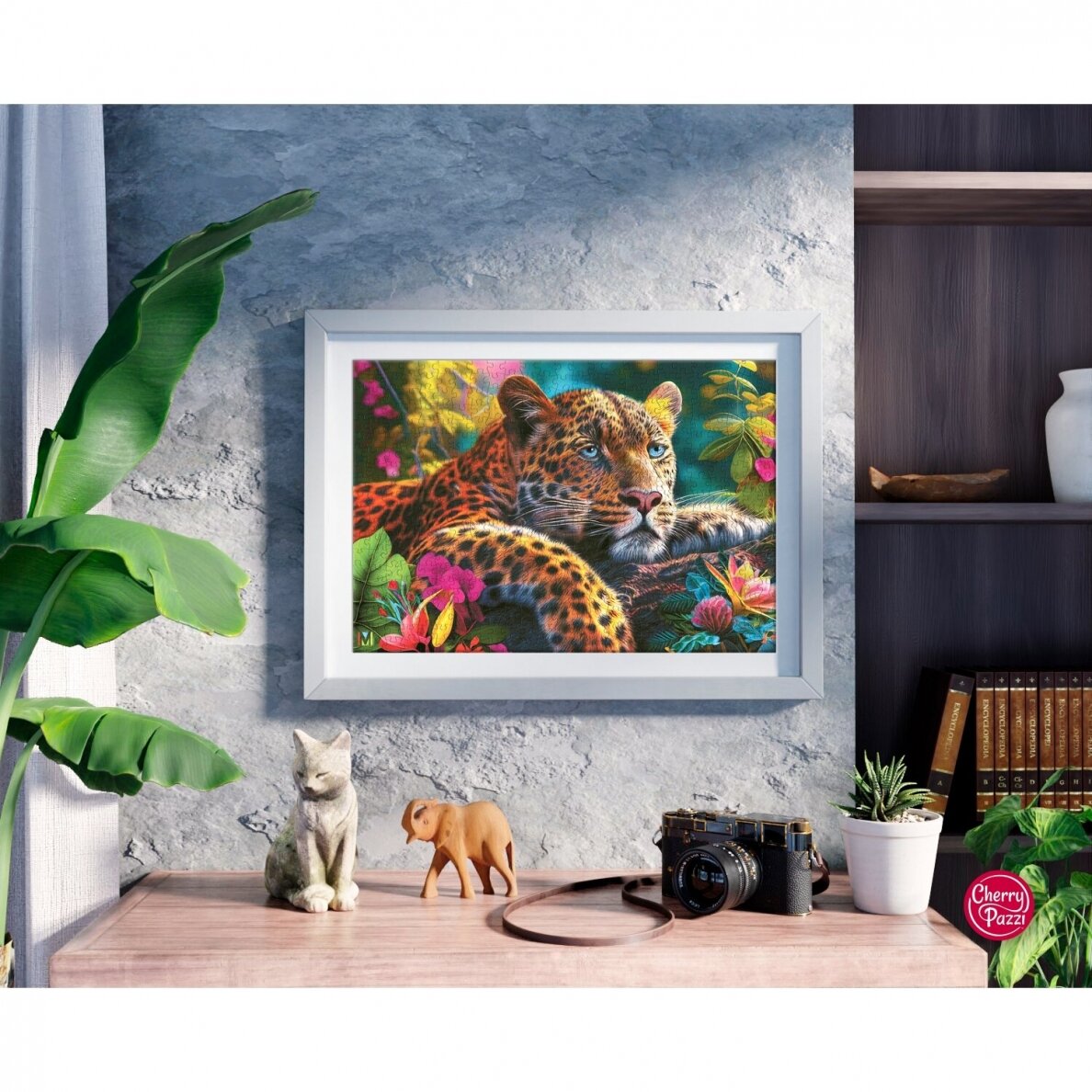 CherryPazzi dėlionė Reclining Leopard 500 det 7 CherryPazzi dėlionė Reclining Leopard 500 det 7