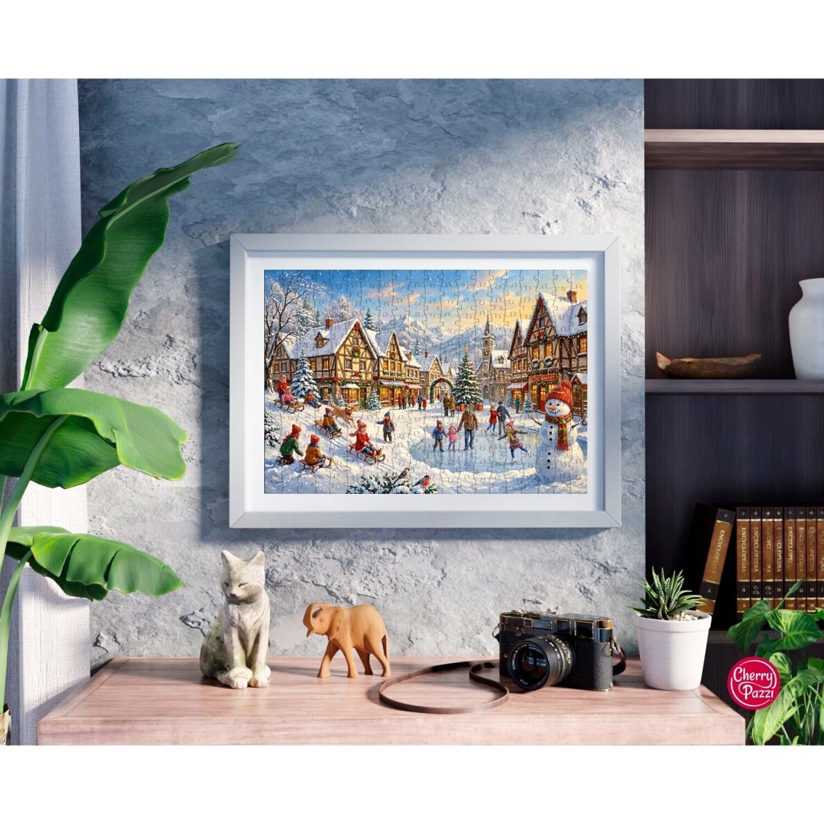 CherryPazzi dėlionė Snowglow Village 300 det 7
