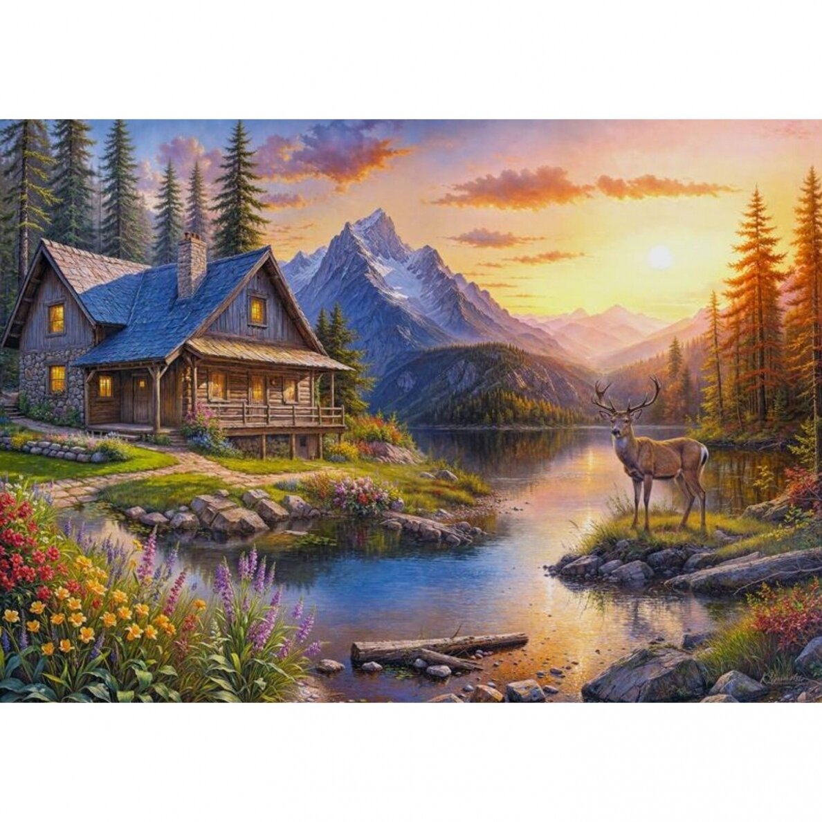 CherryPazzi dėlionė Mountain Dreams 1000 det 1