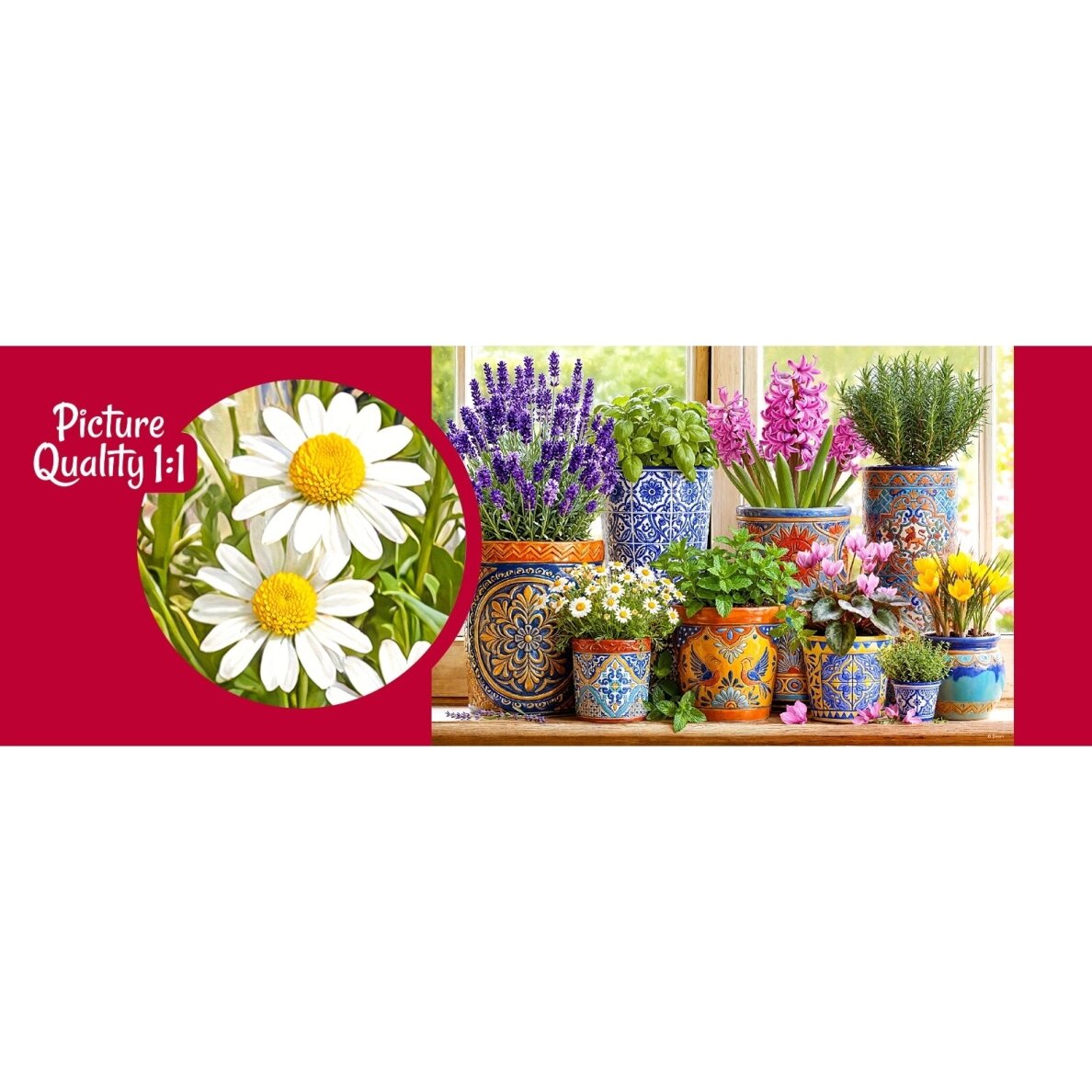 CherryPazzi dėlionė  Pottery in Bloom 1000 det 2