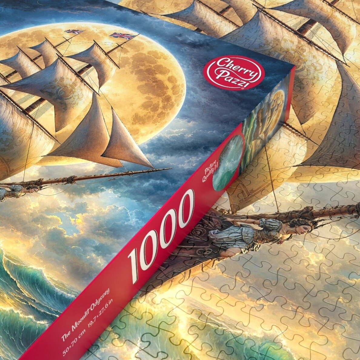CherryPazzi dėlionė The Moonlit Odyssey 1000 det 3 CherryPazzi dėlionė The Moonlit Odyssey 1000 det 3