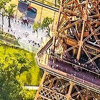 CherryPazzi dėlionė View over Paris Eiffel Towe 1000 det. 6