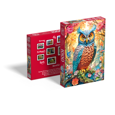 CherryPazzi dėlionė Quilled Owl 1000 det