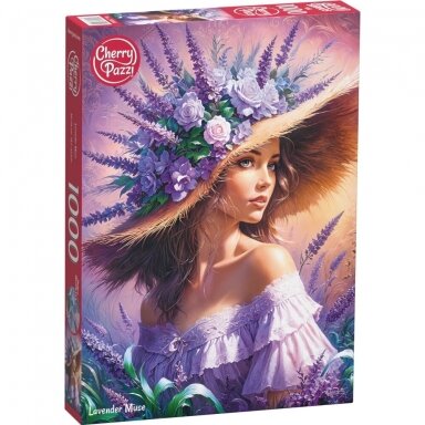 CherryPazzi dėlionė Lavender Muse 1000 det CherryPazzi dėlionė Lavender Muse 1000 det