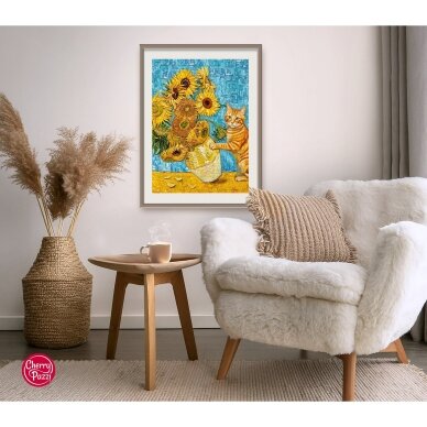 CherryPazzi dėlionė Cat & Art 1000 det 7 CherryPazzi dėlionė Cat & Art 1000 det 7