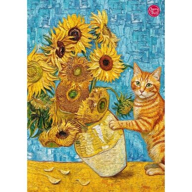 CherryPazzi dėlionė Cat & Art 1000 det 6 CherryPazzi dėlionė Cat & Art 1000 det 6