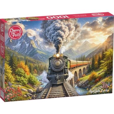 CherryPazzi dėlionė The Golden Express 1000 det CherryPazzi dėlionė The Golden Express 1000 det