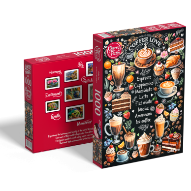 CherryPazzi dėlionė Coffee Time 1000 det 1 CherryPazzi dėlionė Coffee Time 1000 det 1