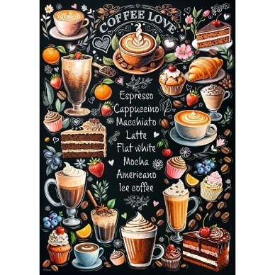 CherryPazzi dėlionė Coffee Time 1000 det 5