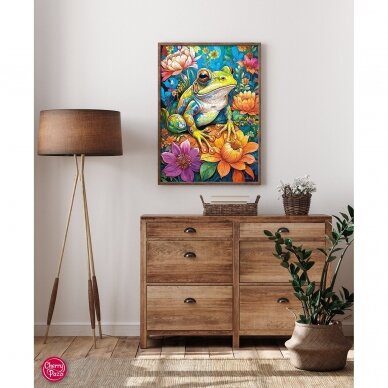 CherryPazzi dėlionė Flower Power Frog1000 det 6 CherryPazzi dėlionė Flower Power Frog1000 det 6