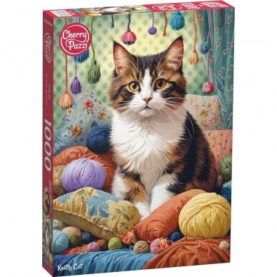 CherryPazzi dėlionė Knitty Cat 1000 det