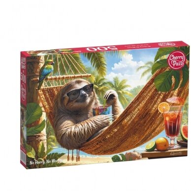 CherryPazzi dėlionė No Hurry, No Worries 500 det CherryPazzi dėlionė No Hurry, No Worries 500 det