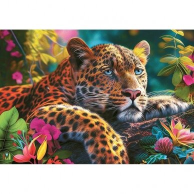 CherryPazzi dėlionė Reclining Leopard 500 det 5 CherryPazzi dėlionė Reclining Leopard 500 det 5