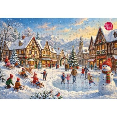 CherryPazzi dėlionė Snowglow Village 300 det 6 CherryPazzi dėlionė Snowglow Village 300 det 6