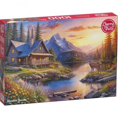CherryPazzi dėlionė Mountain Dreams 1000 det CherryPazzi dėlionė Mountain Dreams 1000 det