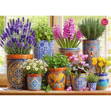 CherryPazzi dėlionė  Pottery in Bloom 1000 det 5